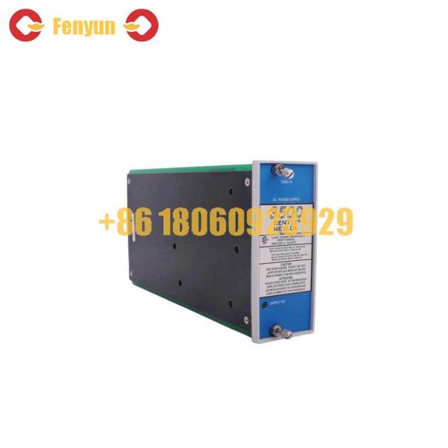 Bently Nevada 3500/15 106M1079-01 Power Supply Module: Precision Engineering for Industrial Control