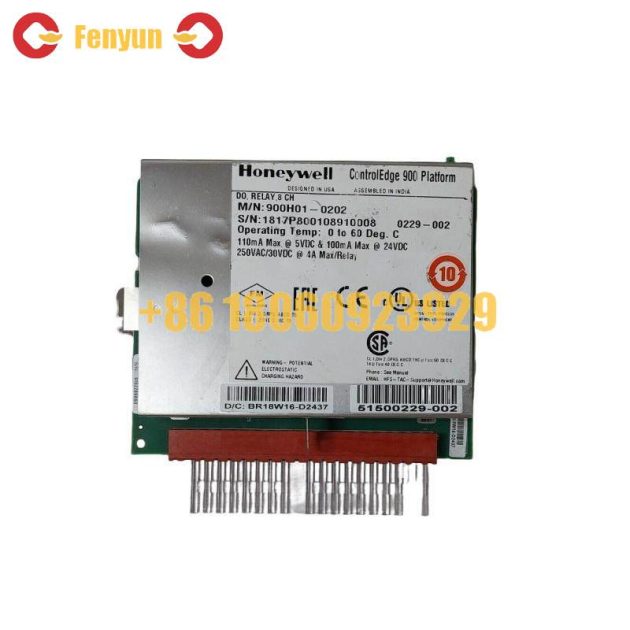 Honeywell 900H01-0202: Advanced Digital Output Relay Module for Industrial Control Systems